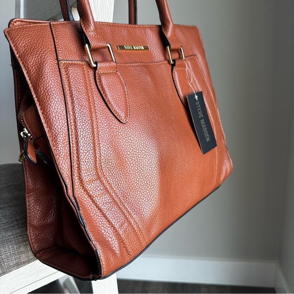 STEVE MADDEN NWT SHOULDER BAG D0324125 COGNAC BVOL - Picture 6 of 16